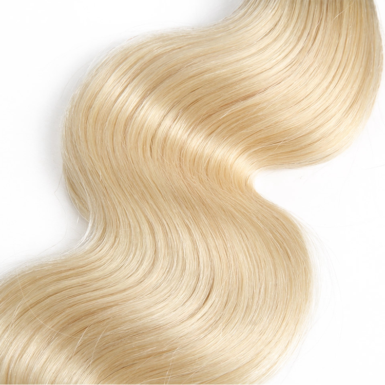 blonde body wave human hair bundles 4