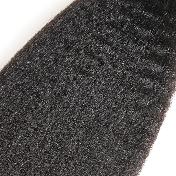 black kinky straight human hair bundles 6