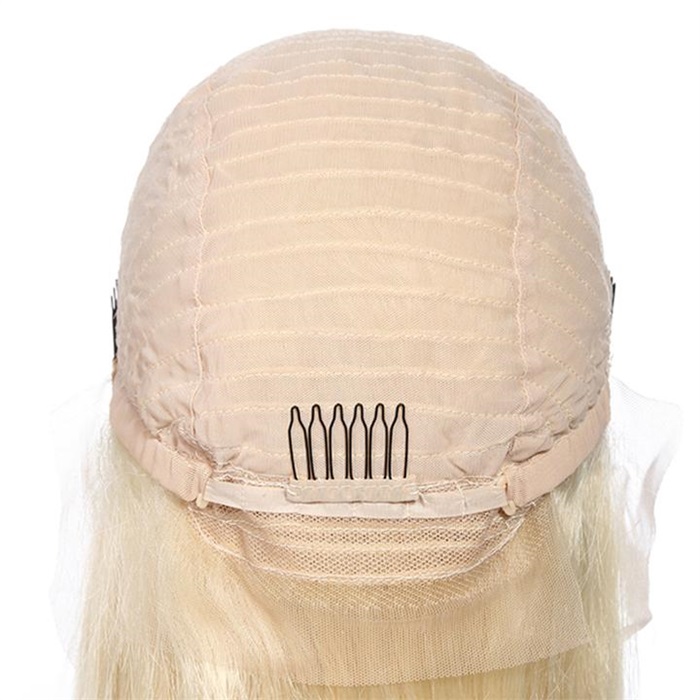13x4 blonde color 613 straight lace front human hair wigs 6