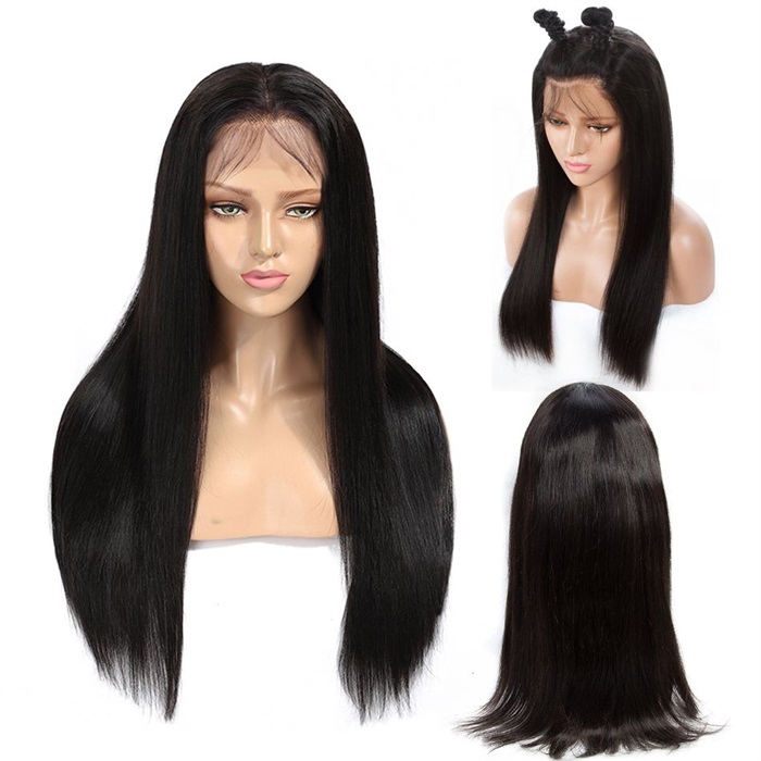 all lace around pre-plucked 360 lace frontal wig virgin hair 4