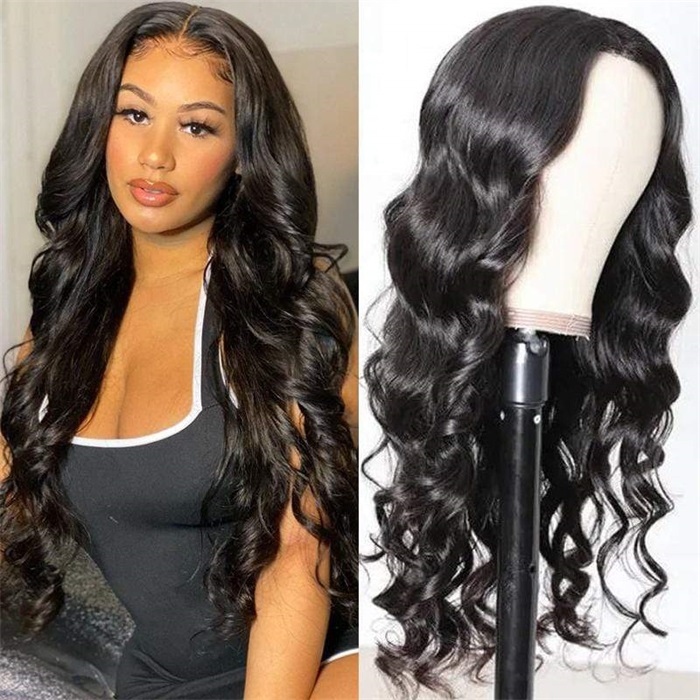 body wave lace front wigs loose wavy closure wigs wholesale 4