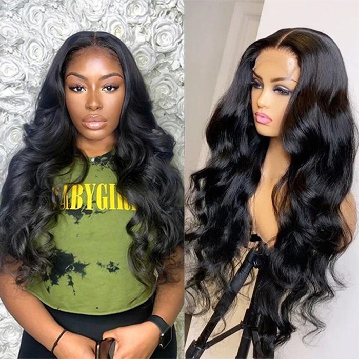 full lace body wave human hair wigs 4