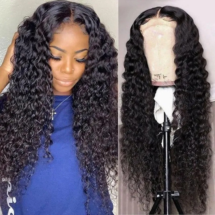invisible hd lace frontal wigs skin melted loose deep wave wigs 3