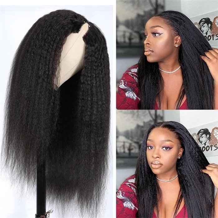thin v part wigs kinky straight beginner friendly upgraded v part wigs meet real scalp no leave out 3
